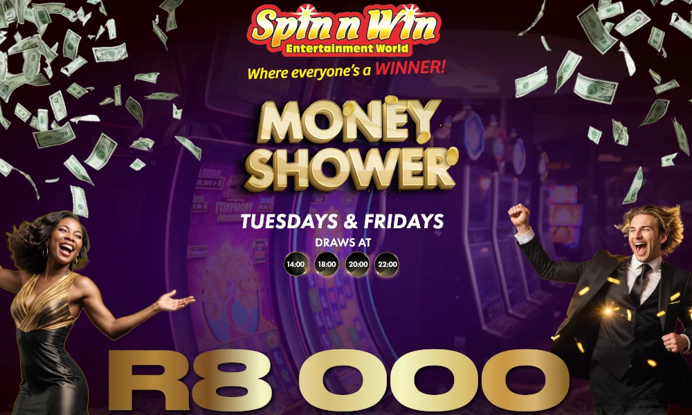 Spin n Win Money Shower – Big Wins at Goldrush Phoenix